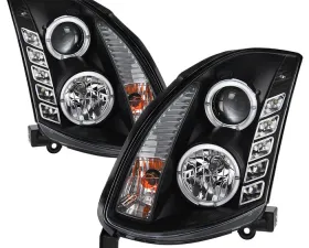 Spyder Auto DRL LED Black Projector Headlights for Infiniti G35 2-Door 2003-2007