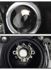 Spyder Auto DRL LED Black Projector Headlights for Infiniti G35 2-Door 2003-2007                                     - PRO-YD-IG35032D-DRL-BK - Image 3