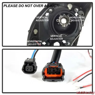 Spyder Auto DRL LED Black Projector Headlights for Infiniti G35 2-Door 2003-2007 - PRO-YD-IG35032D-DRL-BK