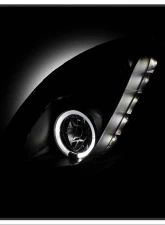 Spyder Auto Black DRL LED Halo Projector Headlights for 2003-2004 Infiniti G35 4-Door                                     - PRO-YD-IG35034D-DRL-BK - Image 8
