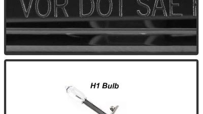 Spyder Auto Black LED Halo Projector Headlights with High H1 for Jeep Grand Cherokee 2008-2010                                     - PRO-YD-JGC08-HL-BK - Image 6