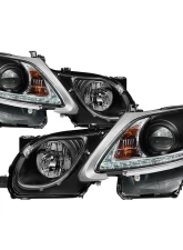 Spyder Auto Projector Headlights DRL LED Black for Lexus GS300 GS350 GS450 GS460 2006-2011                                     - PRO-YD-LG06-HID-DRL-BK - Image 8