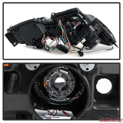 Spyder Auto Projector Headlights DRL LED Black for Lexus GS300 GS350 GS450 GS460 2006-2011 - PRO-YD-LG06-HID-DRL-BK
