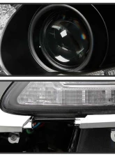 Spyder Auto Projector Headlights DRL LED Black for Lexus GS300 GS350 GS450 GS460 2006-2011                                     - PRO-YD-LG06-HID-DRL-BK - Image 4