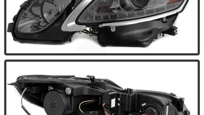 Spyder Auto Signature Projector Headlights Xenon/HID DRL LED Smoke for Lexus GS300/350/450/460 2006-2011                                     - PRO-YD-LG06-HID-DRL-SM - Image 2