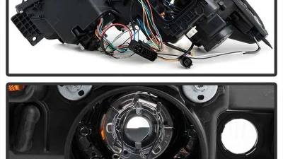 Spyder Auto Signature Projector Headlights Xenon/HID DRL LED Smoke for Lexus GS300/350/450/460 2006-2011                                     - PRO-YD-LG06-HID-DRL-SM - Image 3