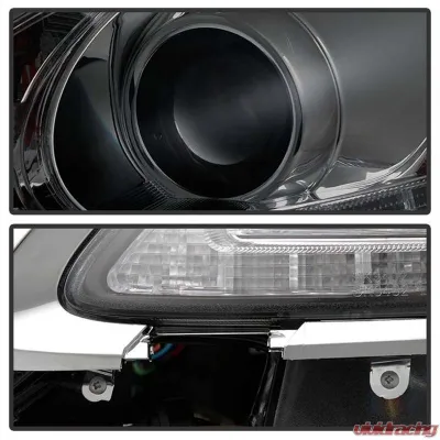 Spyder Auto Signature Projector Headlights Xenon/HID DRL LED Smoke for Lexus GS300/350/450/460 2006-2011 - PRO-YD-LG06-HID-DRL-SM