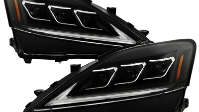 Spyder Auto Black Apex Xenon HID Headlight for Lexus IS250 IS350 2011-2013                                     - PRO-YD-LIS09AP-BK - Image 11