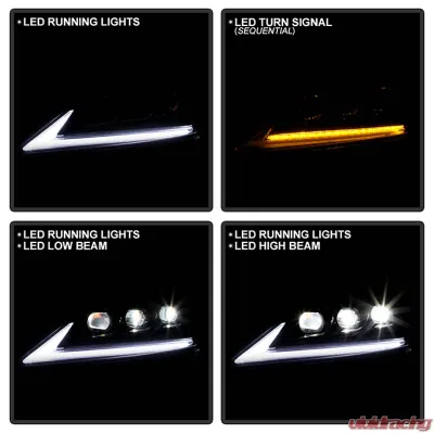 Spyder Auto Black Apex Xenon HID Headlight for Lexus IS250 IS350 2011-2013 - PRO-YD-LIS09AP-BK