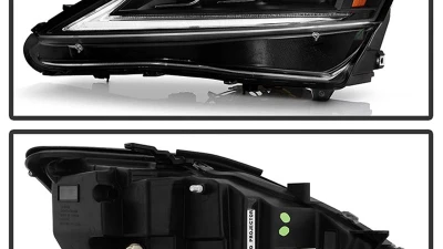 Spyder Auto Black Apex Xenon HID Headlight for Lexus IS250 IS350 2011-2013                                     - PRO-YD-LIS09AP-BK - Image 2