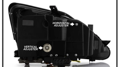 Spyder Auto Black Apex Xenon HID Headlight for Lexus IS250 IS350 2011-2013                                     - PRO-YD-LIS09AP-BK - Image 7