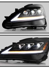 Spyder Auto Black Apex Xenon HID Headlight for Lexus IS250 IS350 2011-2013                                     - PRO-YD-LIS09AP-BK - Image 8