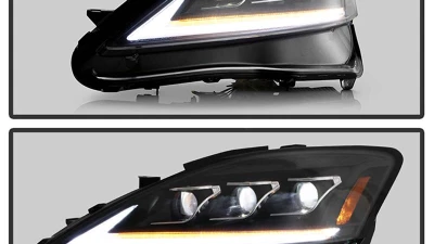 Spyder Auto Black Apex Xenon HID Headlight for Lexus IS250 IS350 2011-2013                                     - PRO-YD-LIS09AP-BK - Image 8
