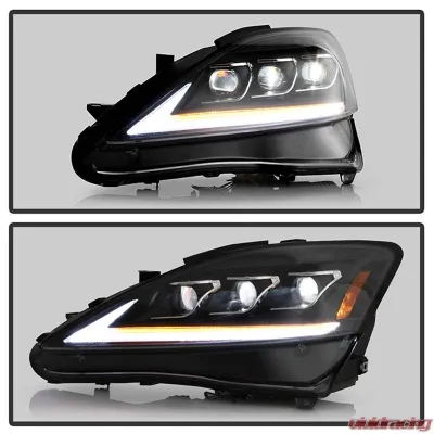 Spyder Auto Black Apex Xenon HID Headlight for Lexus IS250 IS350 2011-2013 - PRO-YD-LIS09AP-BK