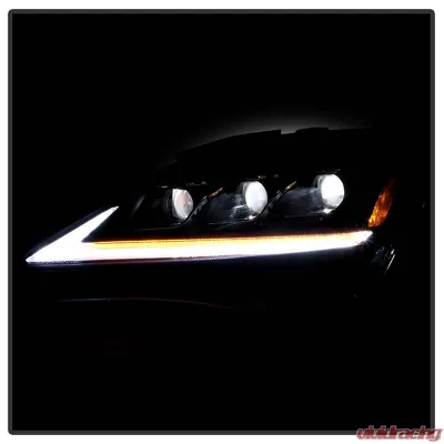 Spyder Auto Black Apex Xenon HID Headlight for Lexus IS250 IS350 2011-2013 - PRO-YD-LIS09AP-BK