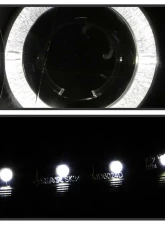 Spyder Auto Black DRL LED Halo Projector Headlights for Mazda 6 2003-2005 with Fog Lights                                     - PRO-YD-M603-FOG-DRL-BK - Image 11