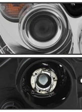 Spyder Auto Chrome DRL LED Halo Projector Headlights for 2005-2009 Mercedes Benz CLK63 AMG                                     - PRO-YD-MBCLK03-DRL-C - Image 3
