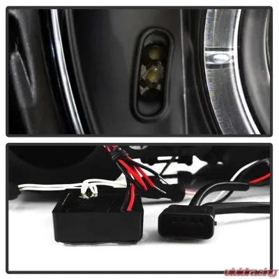 Spyder Auto Halo Black Projector Headlights for Mercedes Benz CLK 1998-2002 - PRO-YD-MBCLK98-HL-BK