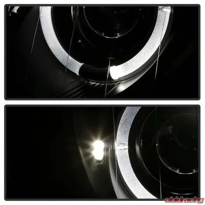 Spyder Auto Halo Black Projector Headlights for Mercedes Benz CLK 1998-2002 - PRO-YD-MBCLK98-HL-BK