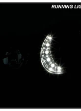 Spyder Auto DRL LED Black Projector Headlights for 2003-2006 Mercedes Benz W211 E-Class                                     - PRO-YD-MBW21103-DRL-BK - Image 11