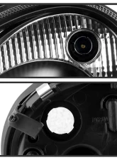 Spyder Auto DRL LED Black Projector Headlights for 2003-2006 Mercedes Benz W211 E-Class                                     - PRO-YD-MBW21103-DRL-BK - Image 5