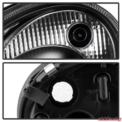 Spyder Auto DRL LED Black Projector Headlights for 2003-2006 Mercedes Benz W211 E-Class - PRO-YD-MBW21103-DRL-BK