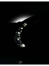 Spyder Auto DRL LED Black Projector Headlights for 2003-2006 Mercedes Benz W211 E-Class                                     - PRO-YD-MBW21103-DRL-BK - Image 8