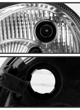 Spyder Auto DRL LED Chrome Projector Headlights for Mercedes Benz W211 E-Class 2003-2006                                     - PRO-YD-MBW21103-DRL-C - Image 5