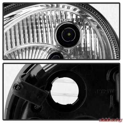 Spyder Auto DRL LED Chrome Projector Headlights for Mercedes Benz W211 E-Class 2003-2006 - PRO-YD-MBW21103-DRL-C