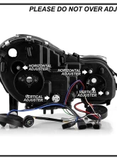Spyder Auto DRL LED Chrome Projector Headlights for Mercedes Benz W211 E-Class 2003-2006                                     - PRO-YD-MBW21103-DRL-C - Image 7