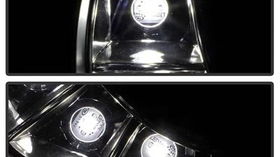 Spyder Auto Black DRL Projector Headlights for 2007-2008 Mercedes Benz E63 AMG H7                                     - PRO-YD-MBW21107-DRL-BK - Image 10