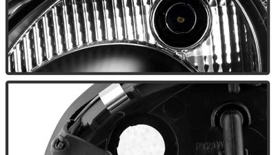 Spyder Auto Black DRL Projector Headlights for 2007-2008 Mercedes Benz E63 AMG H7                                     - PRO-YD-MBW21107-DRL-BK - Image 5