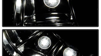 Spyder Auto DRL LED Chrome Projector Headlights for Mercedes Benz W211 E-Class 2007-2009                                     - PRO-YD-MBW21107-DRL-C - Image 10