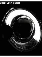 Spyder Auto Black DRL Projector Headlights for Mini Cooper S R56 2007-2013 Halogen                                     - PRO-YD-MC07-DRL-BK - Image 10