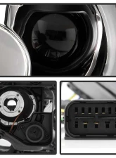 Spyder Auto Black DRL Projector Headlights for Mini Cooper S R56 2007-2013 Halogen                                     - PRO-YD-MC07-DRL-BK - Image 3