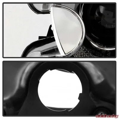 Spyder Auto Black DRL Projector Headlights for Mini Cooper S R56 2007-2013 Halogen - PRO-YD-MC07-DRL-BK