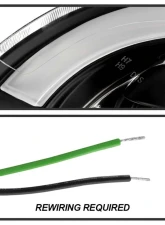 Spyder Auto Black DRL Projector Headlights for Mini Cooper S R56 2007-2013 Halogen                                     - PRO-YD-MC07-DRL-BK - Image 5