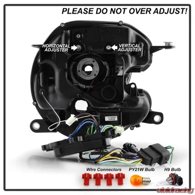 Spyder Auto Black DRL Projector Headlights for Mini Cooper S R56 2007-2013 Halogen - PRO-YD-MC07-DRL-BK