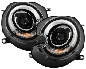 Spyder Auto Black DRL Projector Headlights for Mini Cooper S R56 2010-2013 with Xenon HID Lights