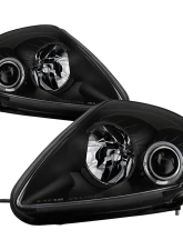 Spyder Auto Halo Black Projector Headlights for Mitsubishi Eclipse 2000-2005                                     - PRO-YD-ME00-HL-BK - Image 10