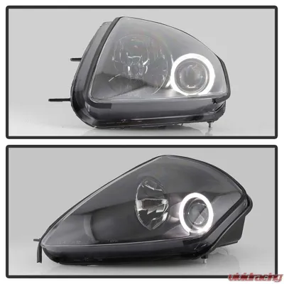 Spyder Auto Halo Black Projector Headlights for Mitsubishi Eclipse 2000-2005 - PRO-YD-ME00-HL-BK