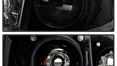 Spyder Auto Signature Projector Headlights Xenon/HID Black for Mitsubishi Lancer EVO 10 2008-2017                                     - PRO-YD-ML08V2HIDSI-SEQ-BK - Image 3