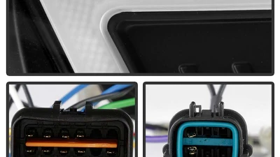 Spyder Auto Signature Projector Headlights Xenon/HID Black for Mitsubishi Lancer EVO 10 2008-2017                                     - PRO-YD-ML08V2HIDSI-SEQ-BK - Image 4