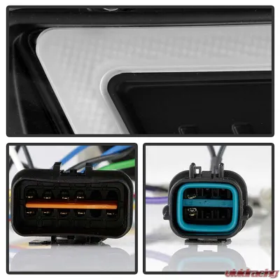 Spyder Auto Signature Projector Headlights Xenon/HID Black for Mitsubishi Lancer EVO 10 2008-2017 - PRO-YD-ML08V2HIDSI-SEQ-BK