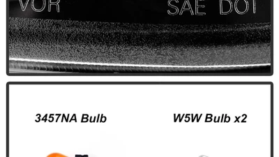 Spyder Auto Black DRL Projector Headlights with HID Lights for Nissan 350Z 1996-2008                                     - PRO-YD-N350Z06-HID-DRL-BK - Image 7