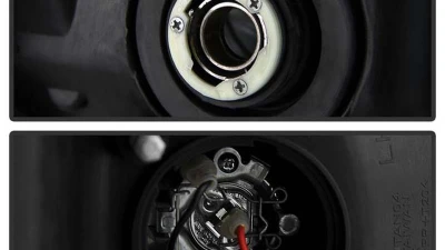 Spyder Auto Halo LED Chrome Projector Headlights for Nissan Titan Armada 2004-2007                                     - PRO-YD-NTI04-HL-C - Image 4