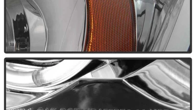 Spyder Auto Halo LED Chrome Projector Headlights for Nissan Titan Armada 2004-2007                                     - PRO-YD-NTI04-HL-C - Image 5