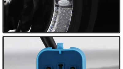 Spyder Auto Black LED Halo Projector Headlights for Pontiac Grand Am 1999-2004, H1/9006                                     - PRO-YD-PGAM99-HL-BK - Image 4