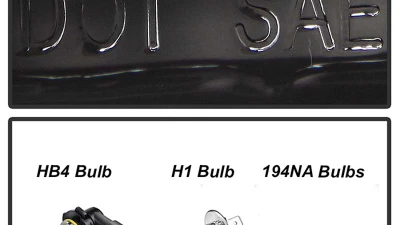 Spyder Auto Black LED Halo Projector Headlights for Pontiac Grand Am 1999-2004, H1/9006                                     - PRO-YD-PGAM99-HL-BK - Image 6