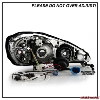 Spyder Auto Black LED Halo Projector Headlights for Pontiac Grand Am 1999-2004, H1/9006 - PRO-YD-PGAM99-HL-BK